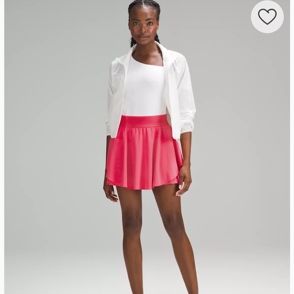 Lululemon Pink “Lip Gloss” Court Rival Skirt
